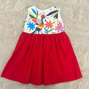Girls 2t-3t red Otomi print dress. Absolutely beautiful & excellent condition